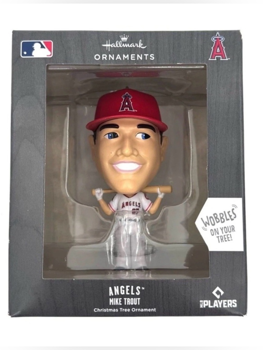 Hallmark MLB Mike Trout Los Angeles Baseball Player Christmas Ornament